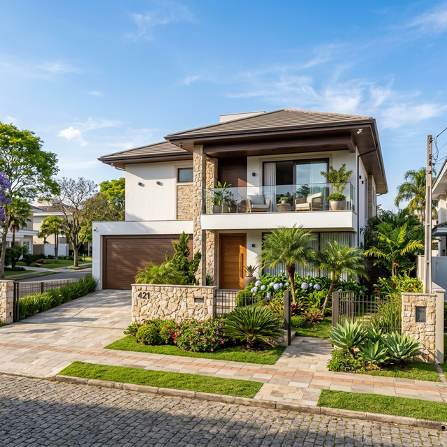 Imóvel residencial representando patrimônio preservado durante alienação fiduciária